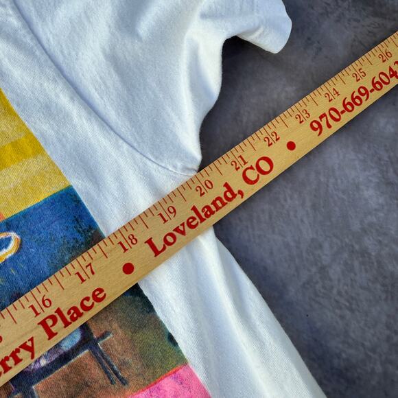 Vintage Giant 1992 Genesis World Tour Phil Collins Double Sided Band Tee Shirt L - Picture 8 of 9